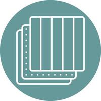 Fabric Layers Icon Style vector