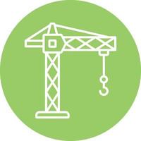 Tower Crane Icon Style vector