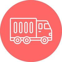 Container Truck Icon Style vector