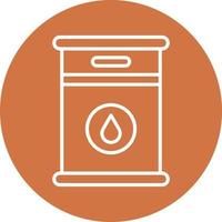 Crude Oil Icon Style vector