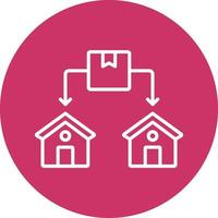 Package Hub Icon Style vector