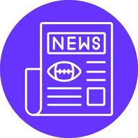 Sport News Icon Style vector