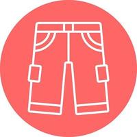 rugby pantalones icono estilo vector