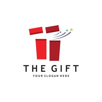 vector de icono de caja de regalo