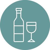 Wine Icon Style vector