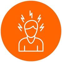 Stress Icon Style vector