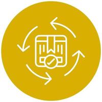 Continuous Delivery Icon Style vector