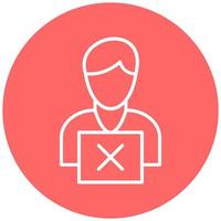 Getting Fired Icon Style vector