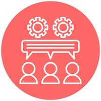 Customer Collaboration Icon Style vector