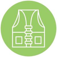 Life Vest Icon Style vector