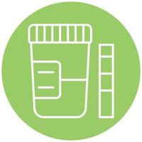 Urine Test Icon Style vector