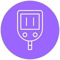 Glucose Checkup Icon Style vector