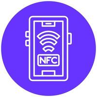 NFC Icon Style vector