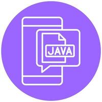 Java Icon Style vector