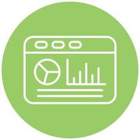 Dashboard Icon Style vector