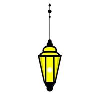 Islamic lantern icon, illustration of a lantern with an elegant concept, suitable for Ramadan and Eid designs vector