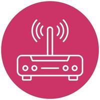 Modem Icon Style vector