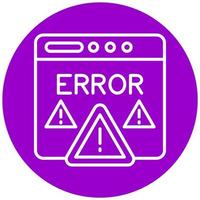 Error Icon Style vector