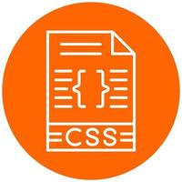 CSS Icon Style vector