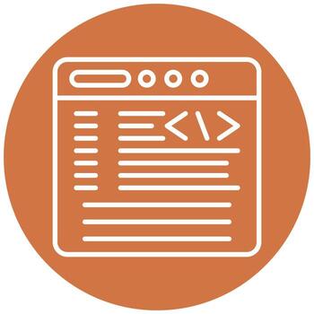 Coding Icon Style vector