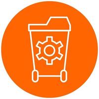 Waste Management Icon Style vector