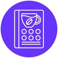 Coffee Card Icon Style vector