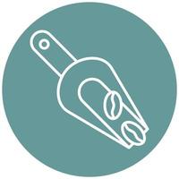 Coffee Scoop Icon Style vector
