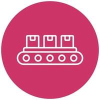 Conveyor Belt Icon Style vector