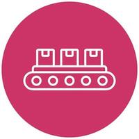 Conveyor Belt Icon Style vector