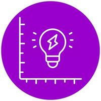 Luminous Efficacy Icon Style vector