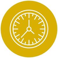 estilo de icono de reloj vector