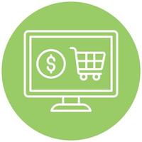 eCommerce Icon Style vector