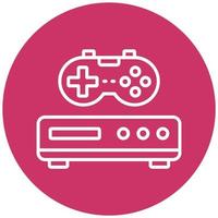 Game Console Icon Style vector