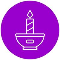 Candle Icon Style vector