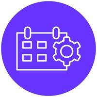 Event Management Icon Style vector