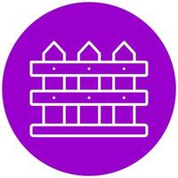Fence Icon Style vector