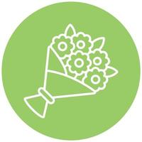 Bouquet Icon Style vector