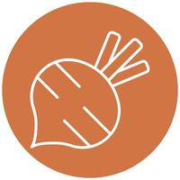 Beet Icon Style vector