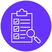 Research Icon Style vector