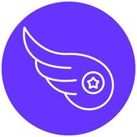 Left Wing Icon Style vector