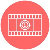 Cinema Countdown Icon Style vector