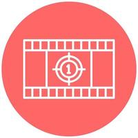 Cinema Countdown Icon Style vector