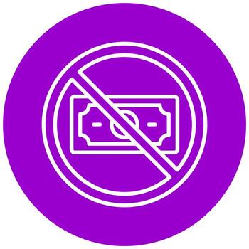 corrupción icono estilo vector