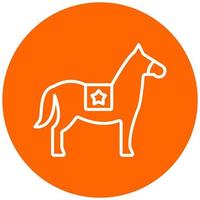 Dark Horse Icon Style vector