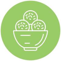 Falafel Icon Style vector