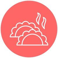 Dumplings Icon Style vector