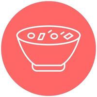 Clam Chowder Icon Style vector