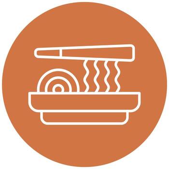 almohadilla tailandés icono estilo vector