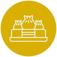 Dim Sum Icon Style vector