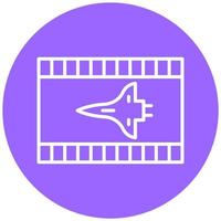 Sci fi Movie Icon Style vector